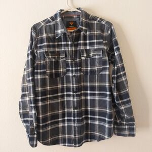 Classic Plaid / Flannel Shirt - Size S